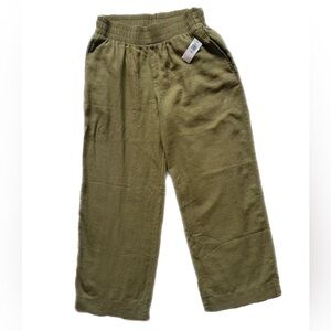 Old Navy Wide Leg Linen Blend Pants